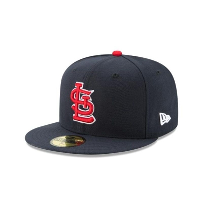St. Louis Cardinals Gorra | New Era MLB Authentic Collection 59fifty Fitted Cap Mexico - Azules